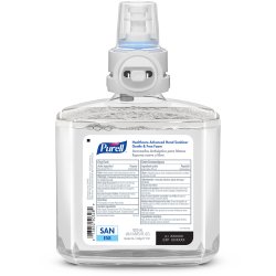Hand Sanitizer Purell® Healthcare Advanced Gentle & Free 1,200 mL Ethyl Alcohol Foaming Dispenser Refill Bottle - BeHope