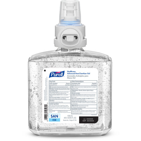 Hand Sanitizer Purell® Healthcare Advanced 1,200 mL Ethyl Alcohol Gel Dispenser Refill Bottle - BeHope