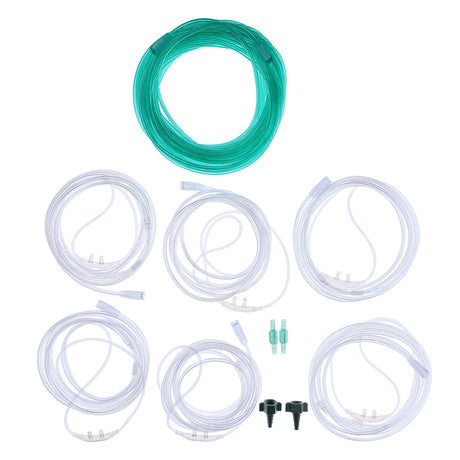 Patient Oxygen Kit with Cannula Tubing and Connectors - BeHope