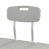 Mckesson Knocked Down Aluminum Bath Transfer Bench with Removable Arm Rail - BeHope