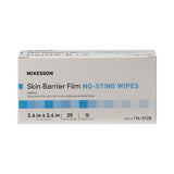 Skin Barrier Wipe McKesson No Sting 75 to 100% Strength Hexamethyldisiloxane Individual Packet Sterile - BeHope