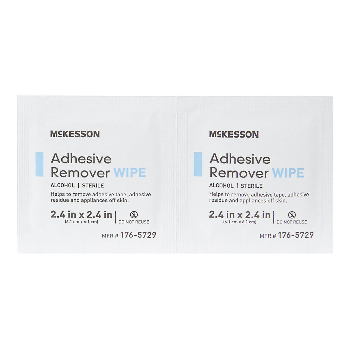 Adhesive Remover McKesson Wipe 50 per Box Alcohol Based - BeHope