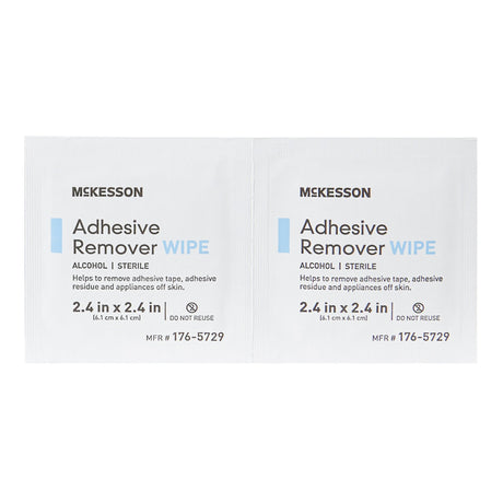 Adhesive Remover McKesson Wipe 50 per Box Alcohol Based - BeHope