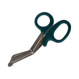 Trauma Shears McKesson Medicut™ Green 7-1/4 Inch Length Medical Grade Stainless Steel NonSterile Finger Ring Handle Blunt Tip / Blunt Tip - BeHope
