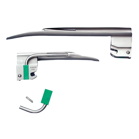 Laryngoscope Blade McKesson Fiberoptic Miller Type Stainless Steel - BeHope