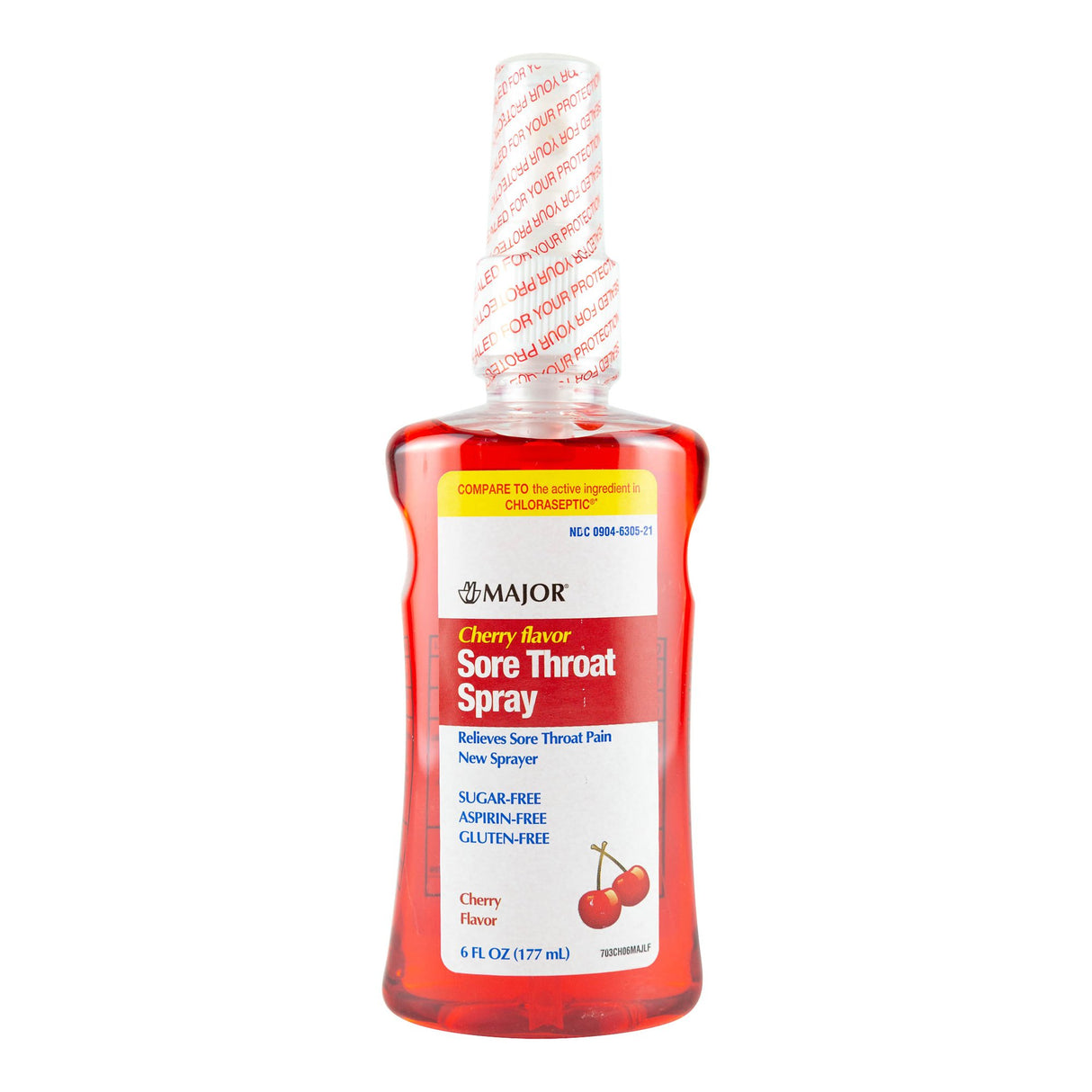 Sore Throat Relief Major® 1.4% Strength Oral Spray 6 oz. - BeHope