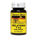 Natural Sleep Aid Nature's Blend 60 per Bottle Tablet 5 mg Strength - BeHope