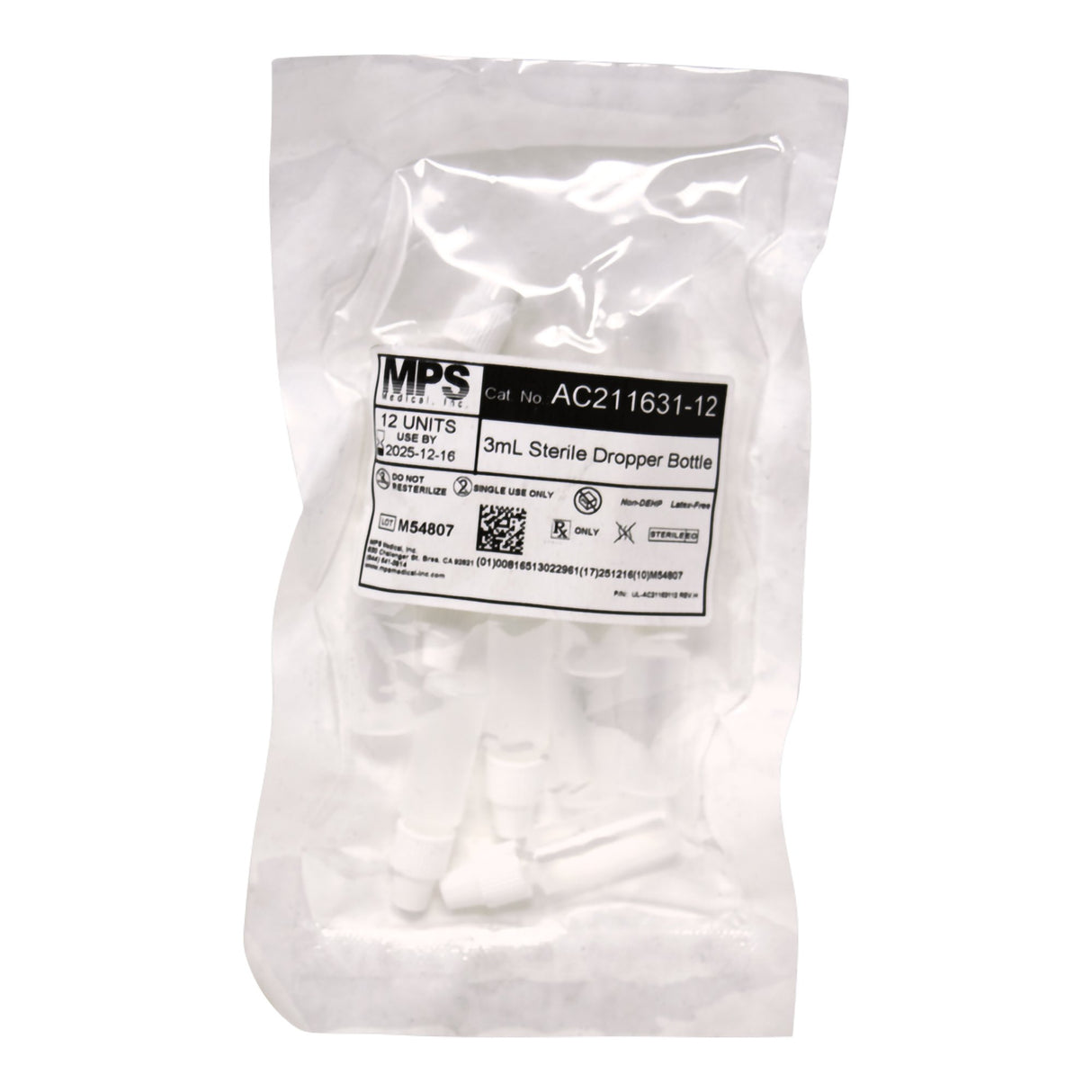 Dropper Bottle, Sterile - BeHope