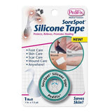 Waterproof Medical Tape Sore Spot® White 1 Inch X 1-1/2 Yard Silicone NonSterile - BeHope