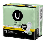 Feminine Pad U by Kotex® Ultra Thin Regular Absorbency - BeHope