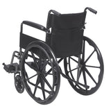 Wheelchair 18   w/Fixed Full Arms & Swingaway Det Footrests