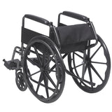 Wheelchair 18   w/Fixed Full Arms & Swingaway Det Footrests