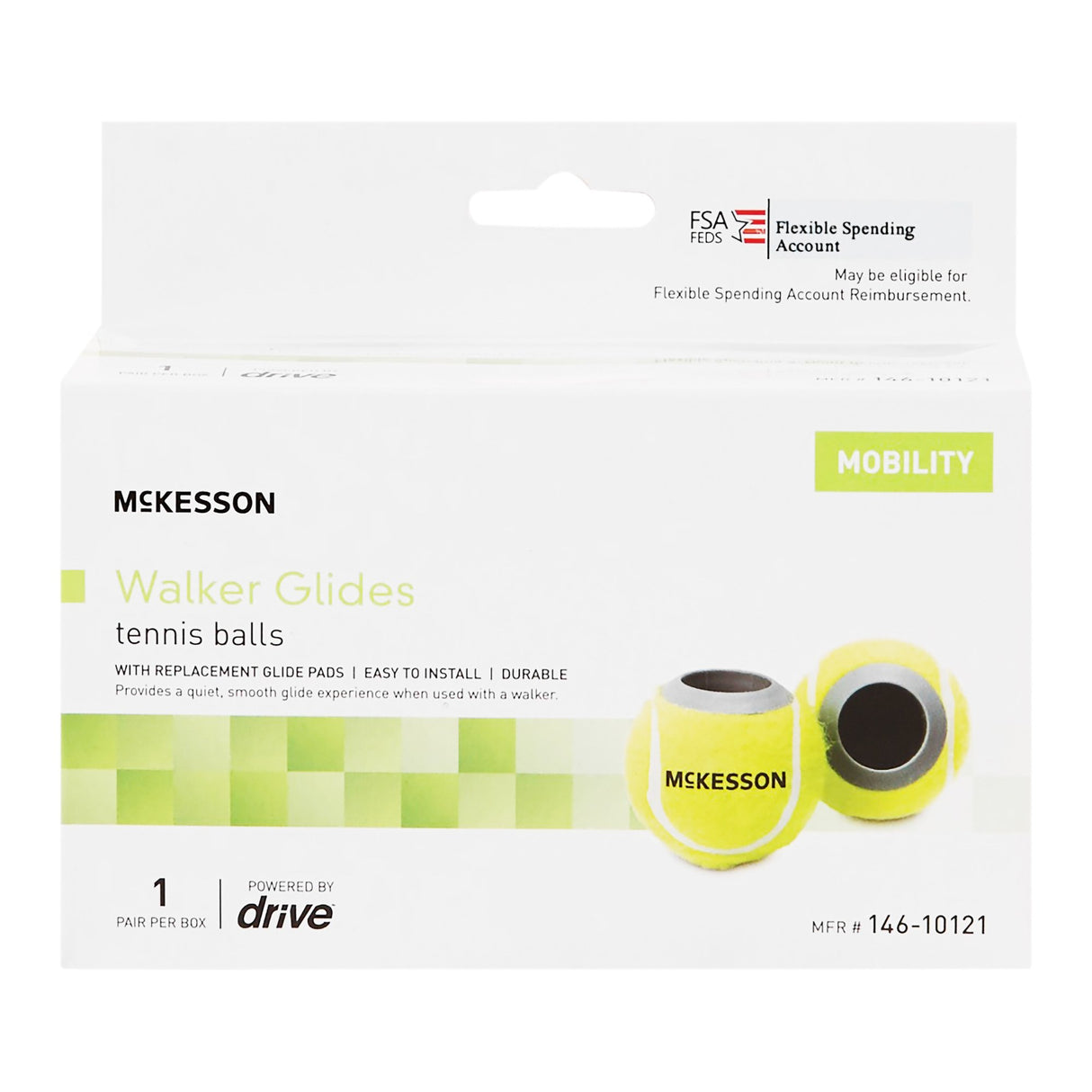 McKesson Tennis Ball Glide For Walker - BeHope