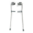 Forearm Crutches Mckesson Adult Steel Frame 300 lbs. Weight Capacity - BeHope