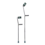Forearm Crutches Mckesson Adult Steel Frame 300 lbs. Weight Capacity - BeHope