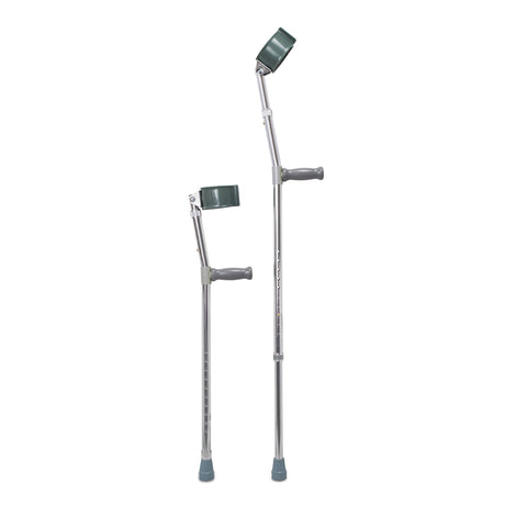 Forearm Crutches Mckesson Adult Steel Frame 300 lbs. Weight Capacity - BeHope
