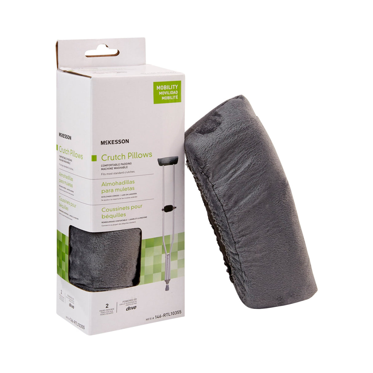 McKesson Crutch Pillow For Underarm Crutch - BeHope