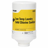 Laundry Sanitizer Ecolab® Low-Temp 4 lbs. Dispenser Bottle Solid Chlorine Scent - BeHope