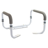Toilet Safety Rail McKesson White Steel - BeHope