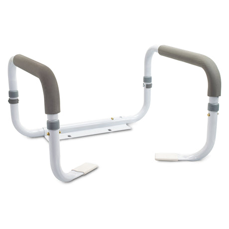 Toilet Safety Rail McKesson White Steel - BeHope