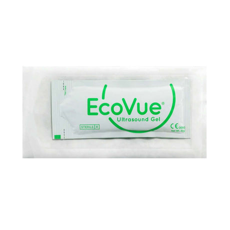 Ultrasound Gel EcoVue® Medium Viscosity 25 Gram Packet OR Sterile - BeHope