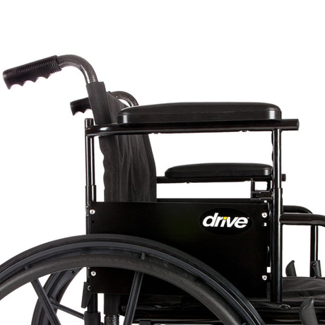 Cruiser X4 W/C 20  w/SF & Ht Adj Flip-Back Desk Arms