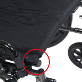 Cruiser X4 W/C 20  w/SF & Ht Adj Flip-Back Desk Arms