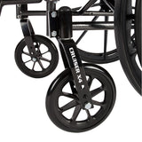 Cruiser X4 W/C 20  w/SF & Ht Adj Flip-Back Desk Arms