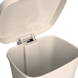 Trash Can McKesson 32 Quart / 8 gal. Beige Plastic Rectangular - BeHope