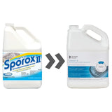 Hydrogen Peroxide High-Level Disinfectant Sporox® II RTU Liquid 1 gal. Jug Reusable - BeHope