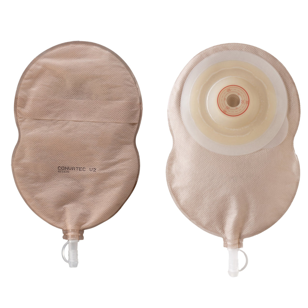 Urostomy Pouch Esteem® + Flex One-Piece System 7-1/2 Inch Length Convex V1, Pre-Cut Drainable - BeHope