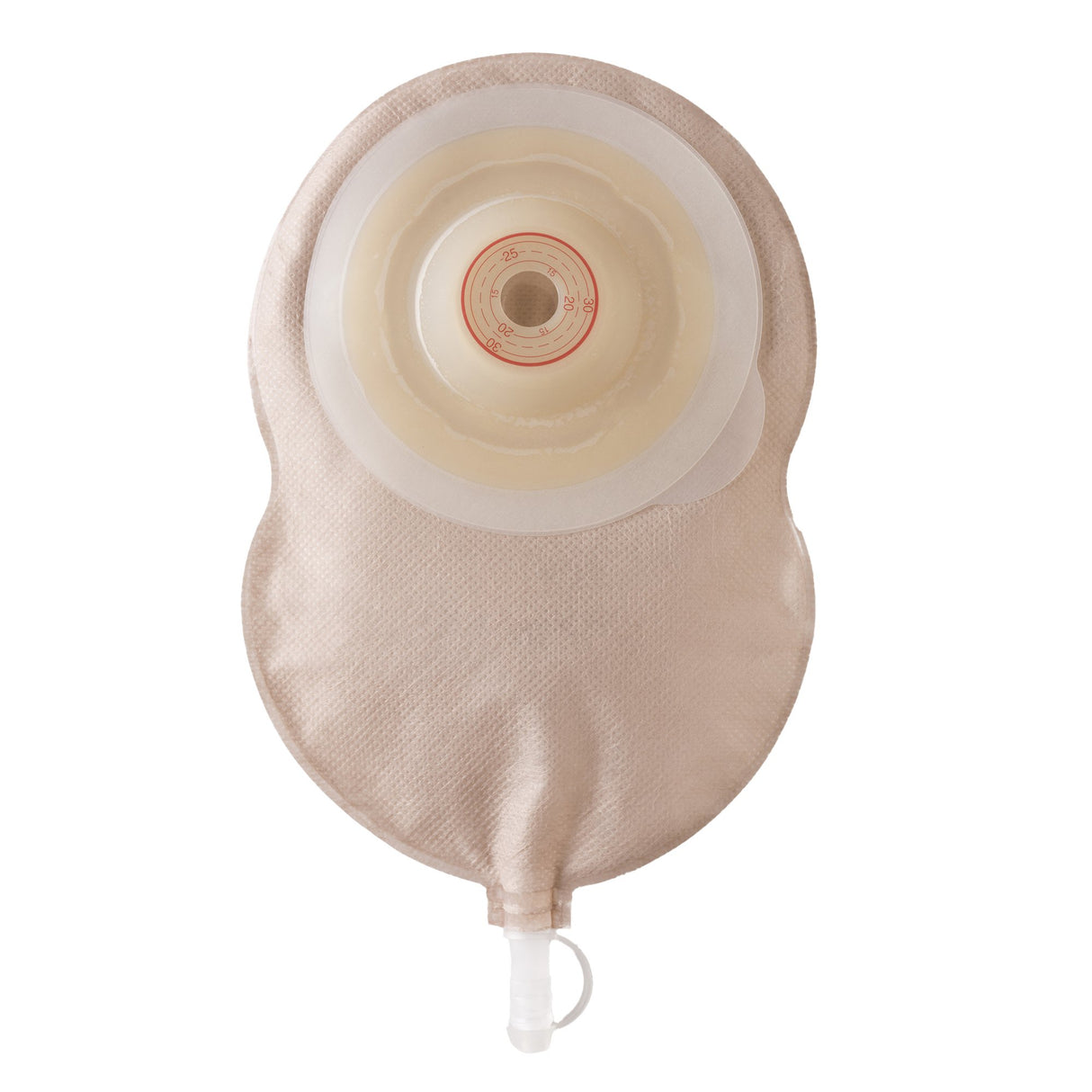 Urostomy Pouch Esteem® + Flex One-Piece System 7-1/2 Inch Length Convex V2, Trim to Fit Drainable - BeHope