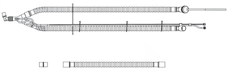 Ventilator Circuit Expandable Tube Dual Limb Single Patient Use Ltv Series - BeHope
