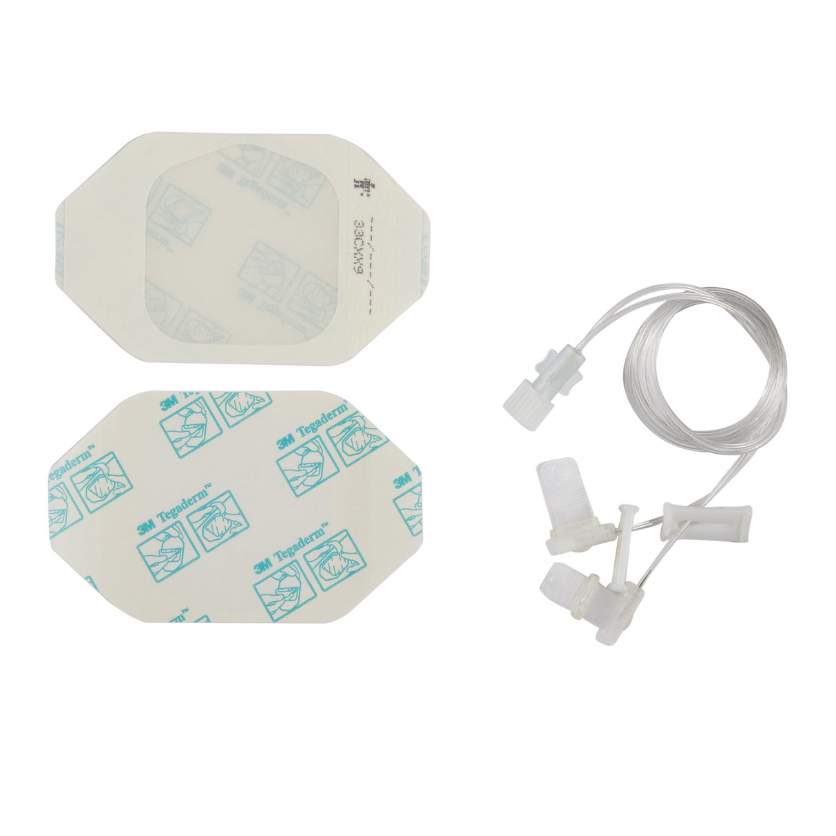 Sub-q Infusion Set High-flo™2 Comfortable with Tegaderm Dressing - BeHope