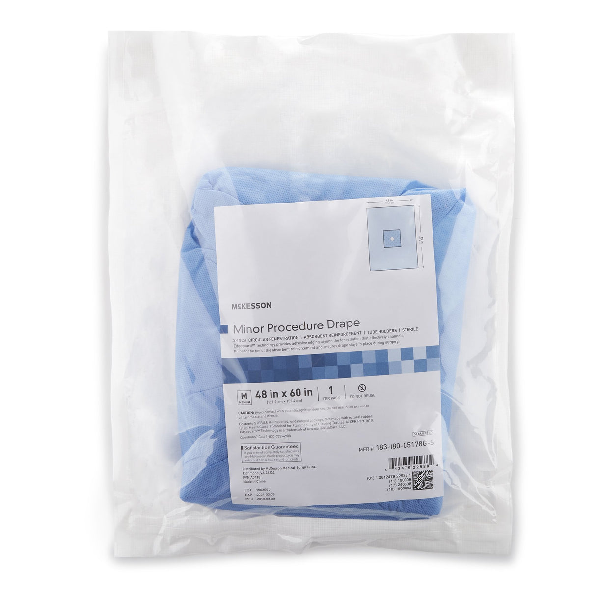 Surgical Drape McKesson Minor Procedure Drape 48 W X 60 L Inch Sterile - BeHope