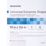 Orthopedic Drape McKesson Universal Extremity Drape 90 W X 124 L Inch Sterile - BeHope