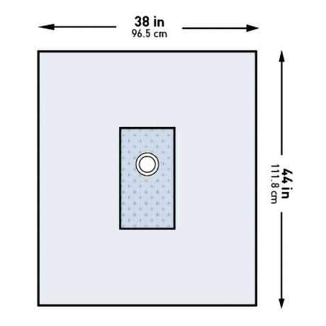 Cardiovascular Drape McKesson Brachial Angiography Drape 38 W X 44 L Inch Sterile - BeHope