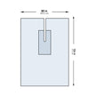 Orthopedic Drape McKesson U-Drape with Split 80 W X 124 L Inch Sterile - BeHope