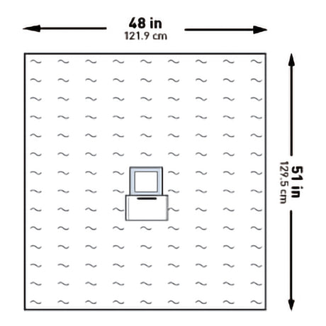 EENT Drape McKesson Surgical Ophthalmic Drape 48 W X 51 L Inch Sterile - BeHope