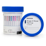 Drugs of Abuse Test Kit McKesson AMP, BAR, BZO, COC, mAMP/MET, MDMA, MOP300, MTD, OXY, PCP, TCA, THC (OX, pH, SG) 25 Tests CLIA Waived - BeHope