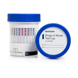 Drugs of Abuse Test Kit McKesson AMP, BAR, BUP, BZO, COC, mAMP/MET, MDMA, MOP300, MTD, OXY, PCP, PPX, TCA, THC (OX, pH, SG) 25 Tests CLIA Waived - BeHope