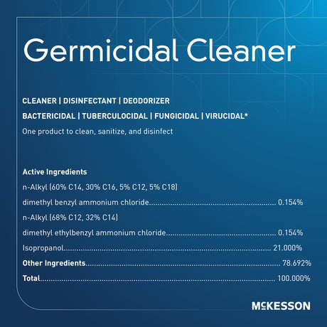 Surface Disinfectant Cleaner McKesson Alcohol Based Trigger Spray Liquid 24 oz. Bottle Alcohol Scent NonSterile - BeHope