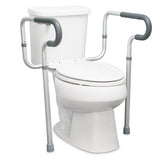 McKesson Toilet Safety Frame with Padded Armrests - BeHope
