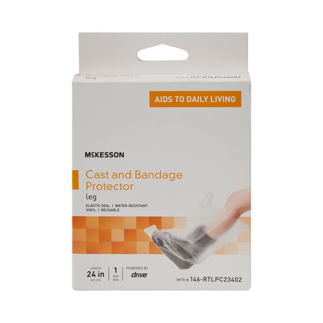 Leg Cast Protector McKesson One Size Fits Most Polyvinyl 24-1/2 Inch Length - BeHope