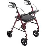 Cadre de marcheur pour siège de toilette Free2GoTM Rollator Bordeaux