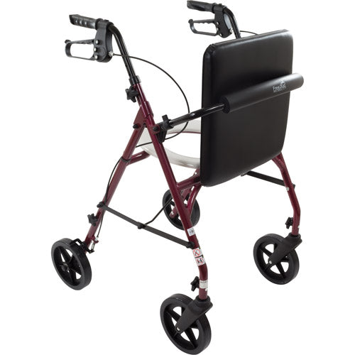 Cadre de marcheur pour siège de toilette Free2GoTM Rollator Bordeaux