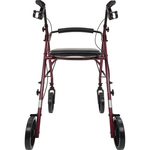 Cadre de marcheur pour siège de toilette Free2GoTM Rollator Bordeaux