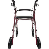Cadre de marcheur pour siège de toilette Free2GoTM Rollator Bordeaux