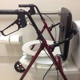 Cadre de marcheur pour siège de toilette Free2GoTM Rollator Bordeaux