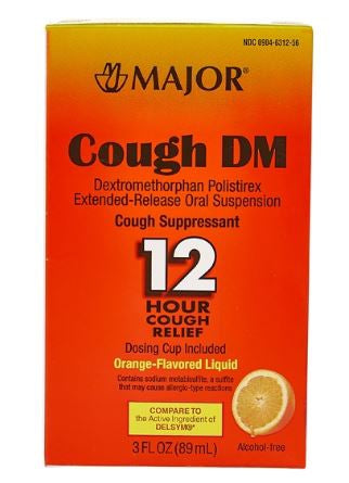 Cold and Cough Relief Major® 30 mg / 5 mL Strength Liquid 3 oz. - BeHope
